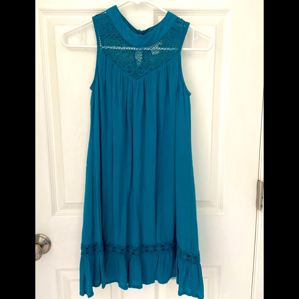 Sz Large (10/12) teal Nordstrom dress by Zoe & Rose